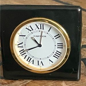 Rare Cartier Panthere travel watch alarm clock